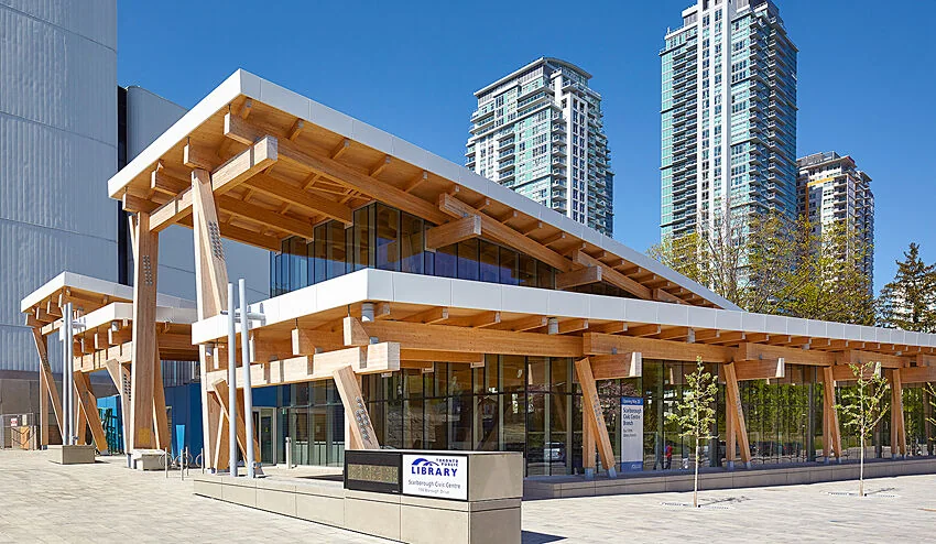 Exterior of Scarborough Civic Centre library