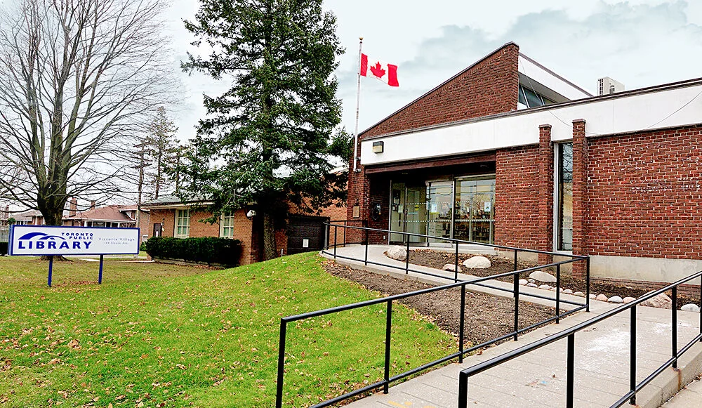 Exterior of Victoria Village library