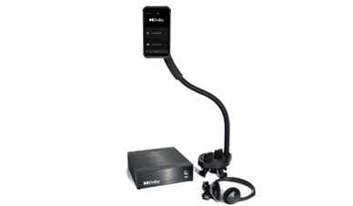 Dolby caption display and accessibility equipment