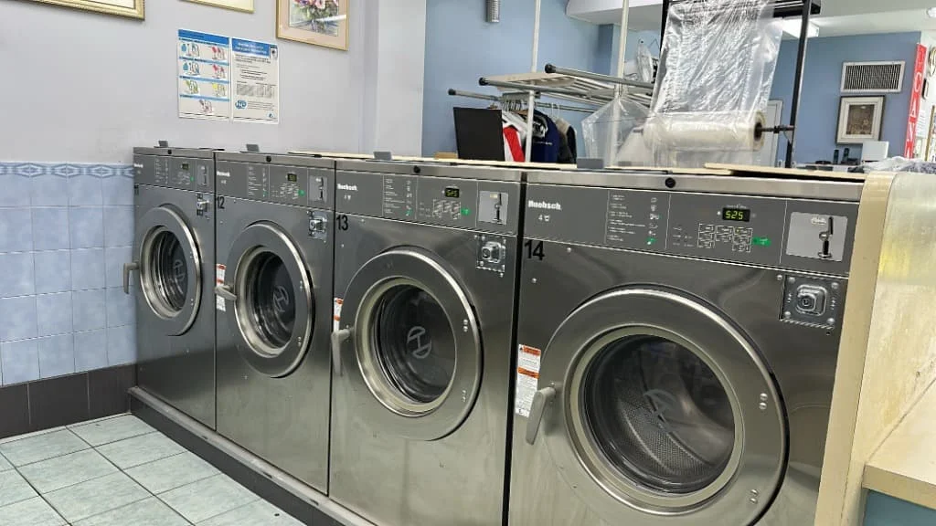 Front-loading washing machines at Washworld