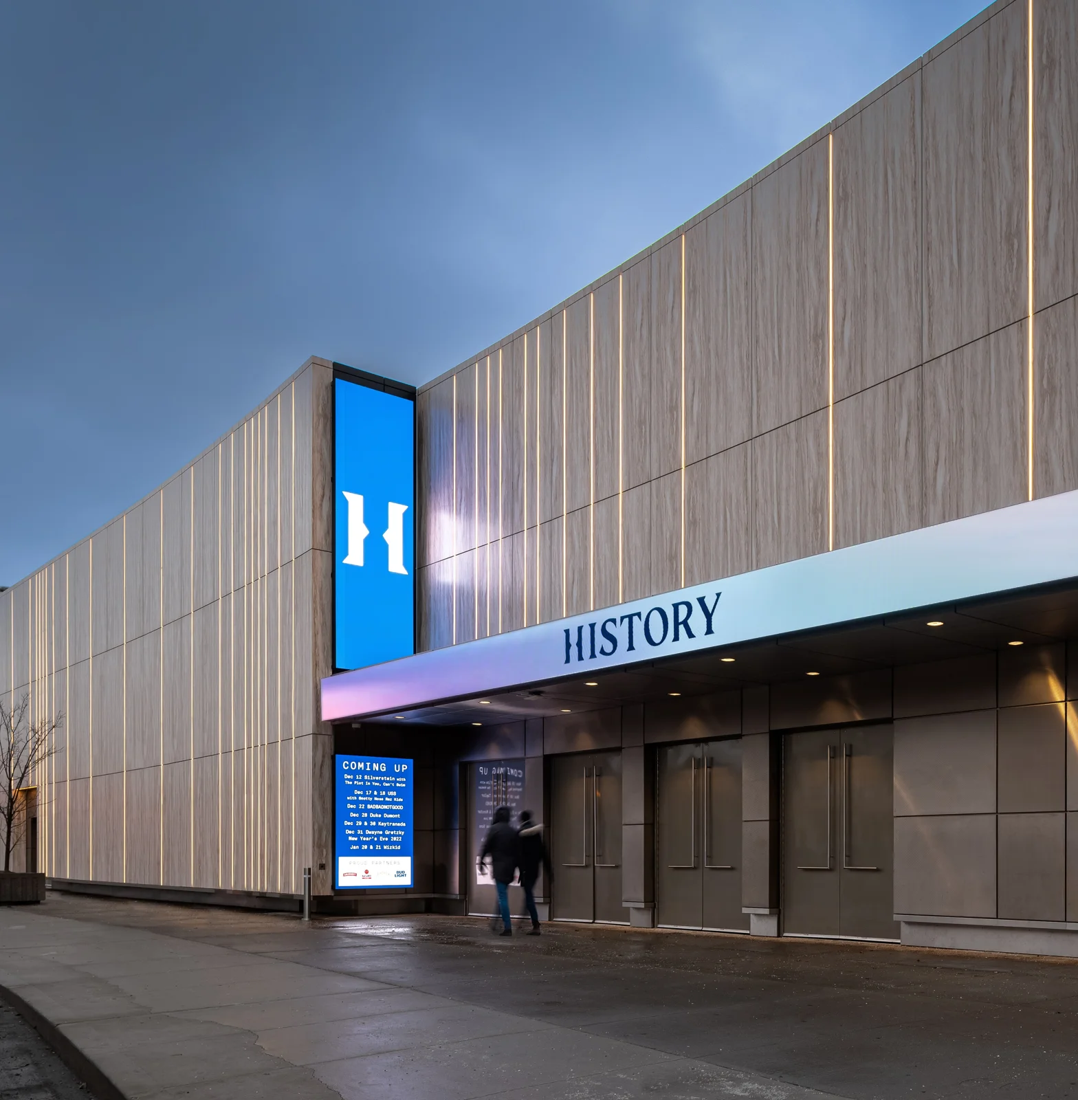 The HISTORY entrance on Queen Street East