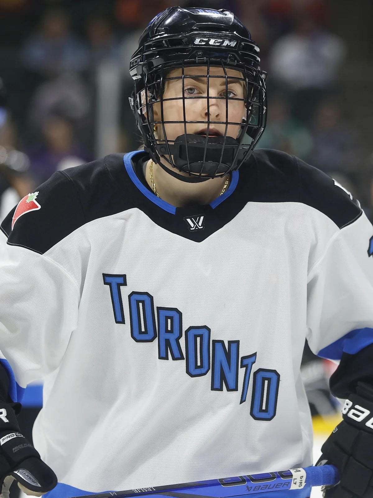Toronto player Rebecca Leslie during a 2024 playoff game