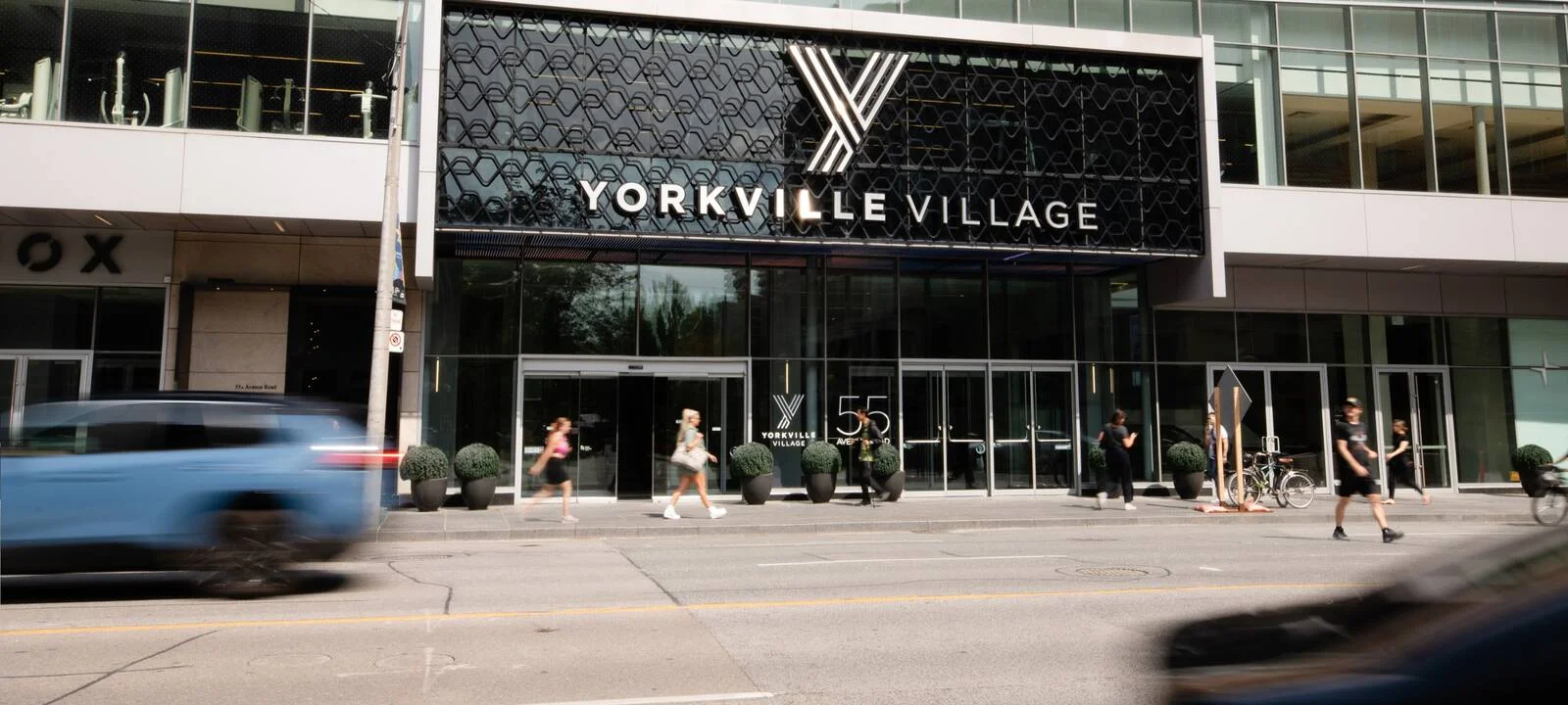 Yorkville Village entrance on Avenue Road