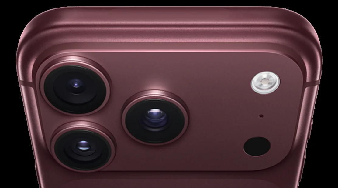 Close-up product image of a smartphone’s rear cameras