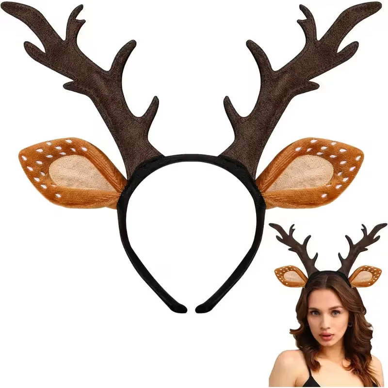 Product photograph showing deer/faun headband