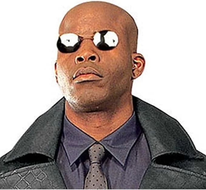 Product photograph showing the matrix morpheus glasses