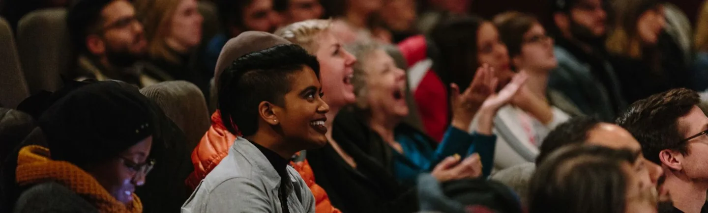 Audience members in the Hot Docs cinema