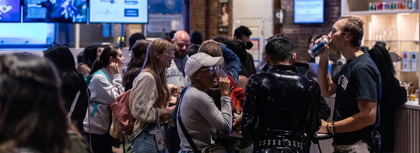People gathered at a Soulpepper event