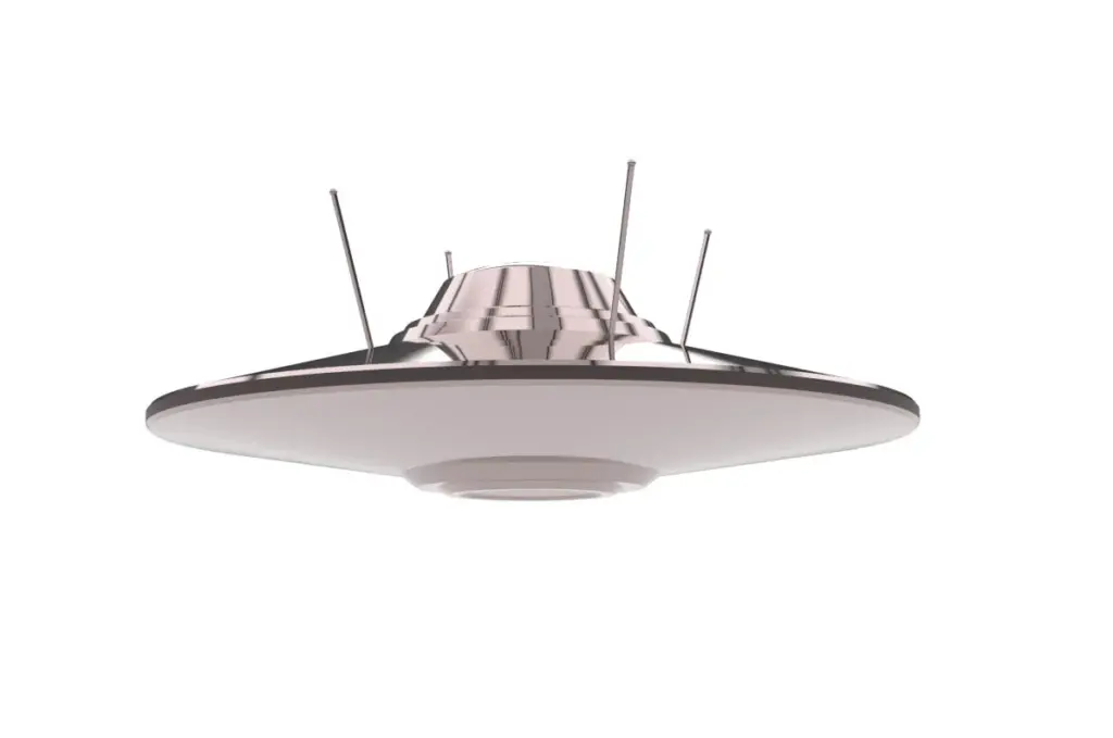 Brandon Vickerd’s rendering of the UFO sculpture