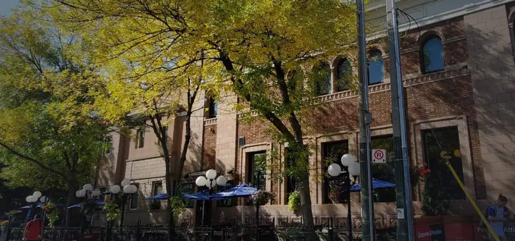 Paupers Pub storefront on Bloor Street