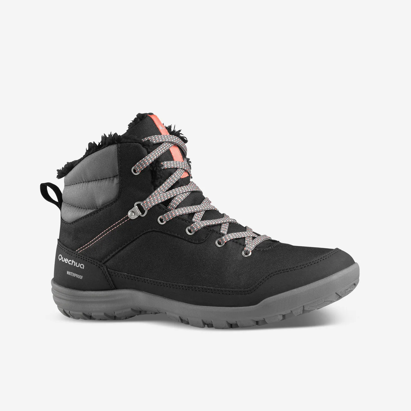 Black SH 100 mid-height winter boot