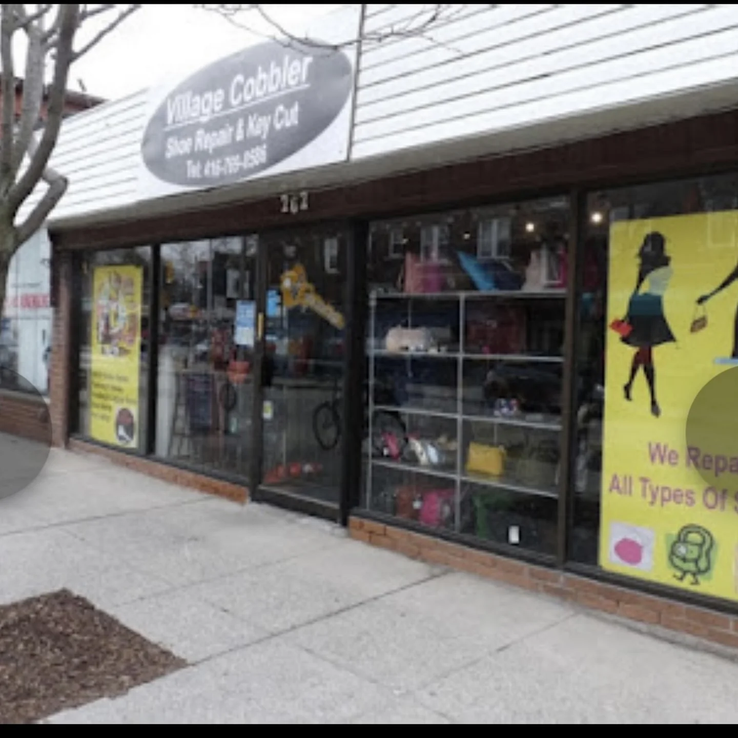 Village Cobbler’s storefront on Durie Street