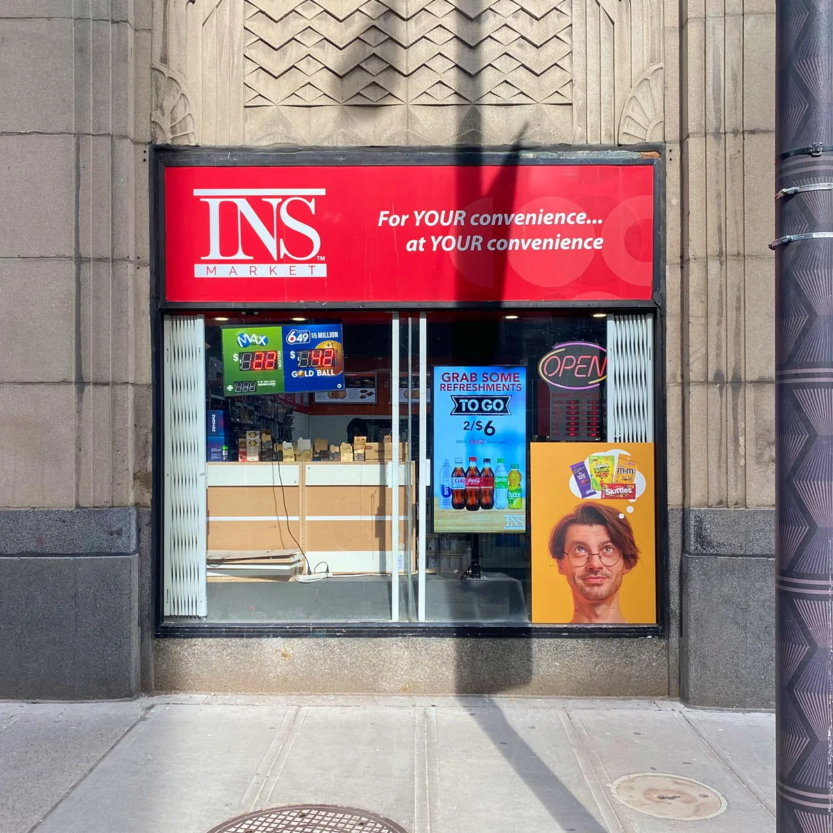 The INS Market storefront used by Bounce at 55 York Street