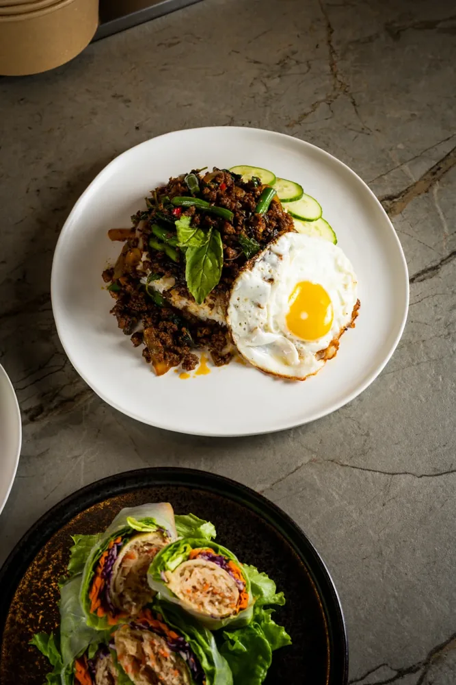 Two Thai rice dishes from Soi Thaifoon