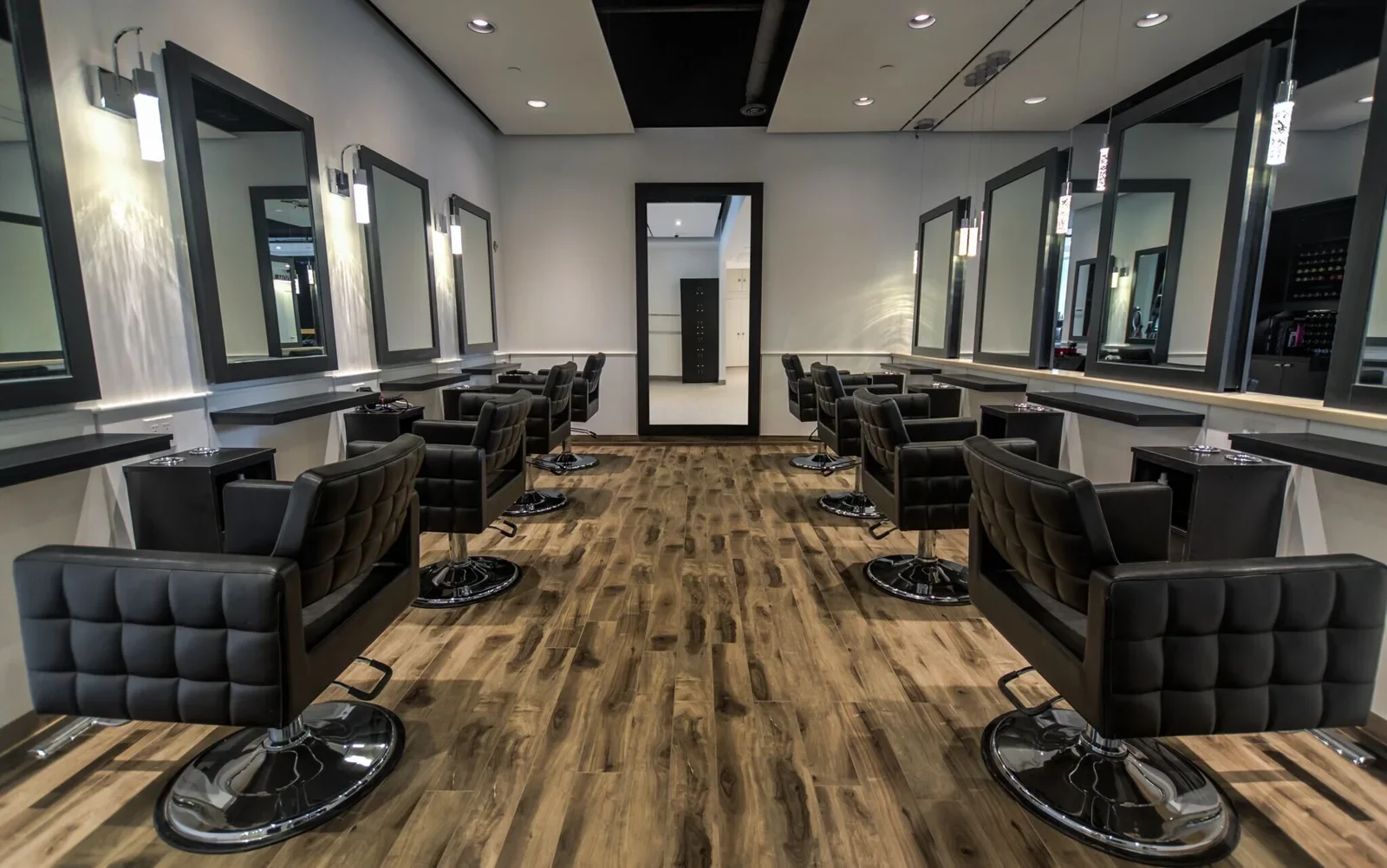 Another view of CL Salon’s styling area.
