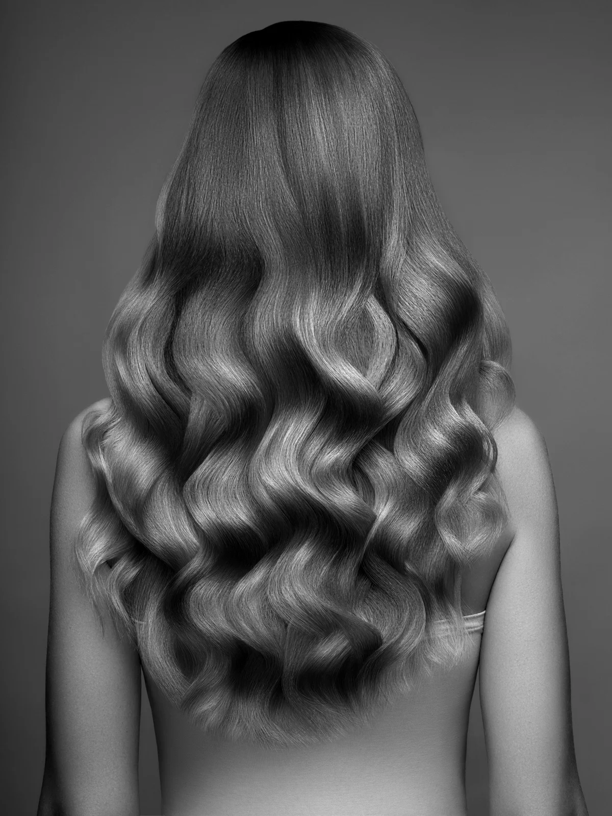 Black-and-white hair portrait from DSQUARE’s website.