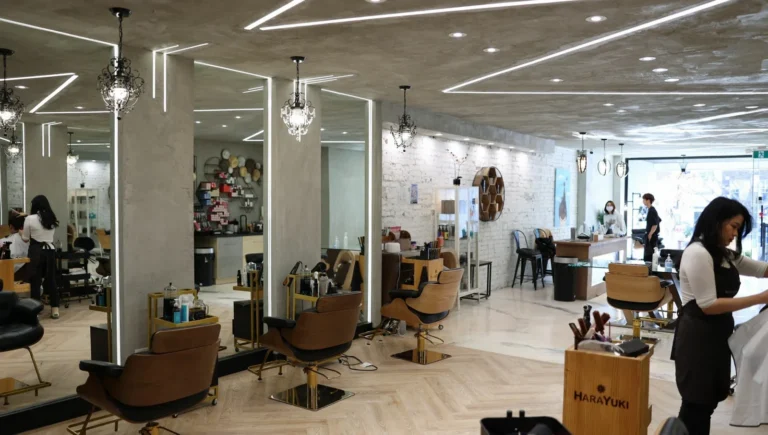 GOA Koreatown salon interior.