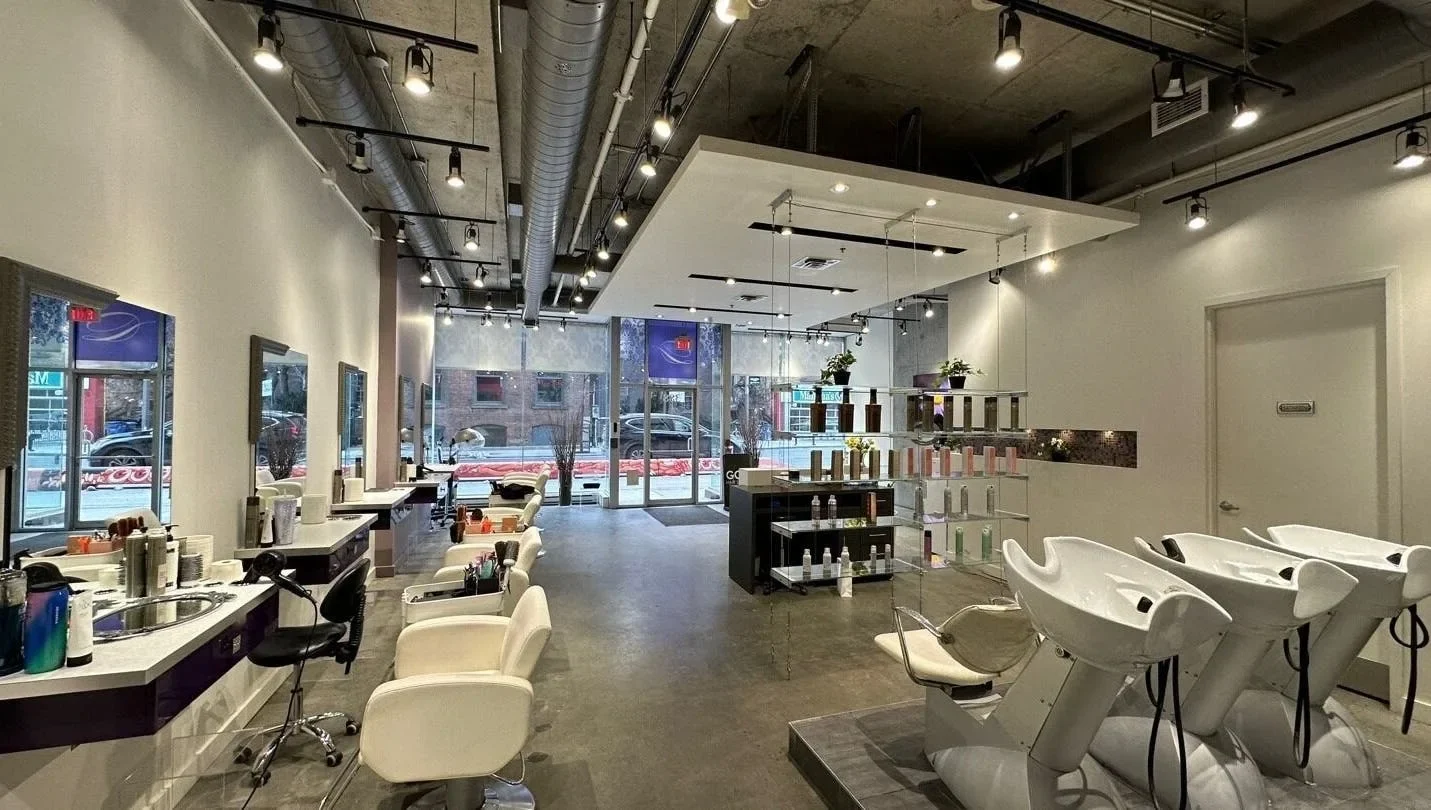 GOA Richmond salon interior.