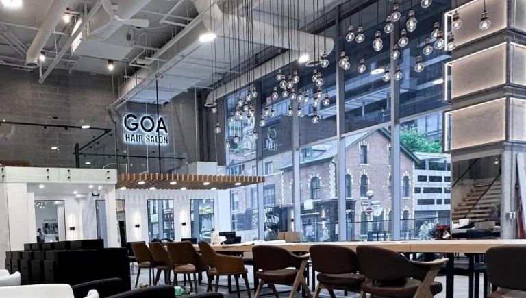 GOA Wellesley salon interior.