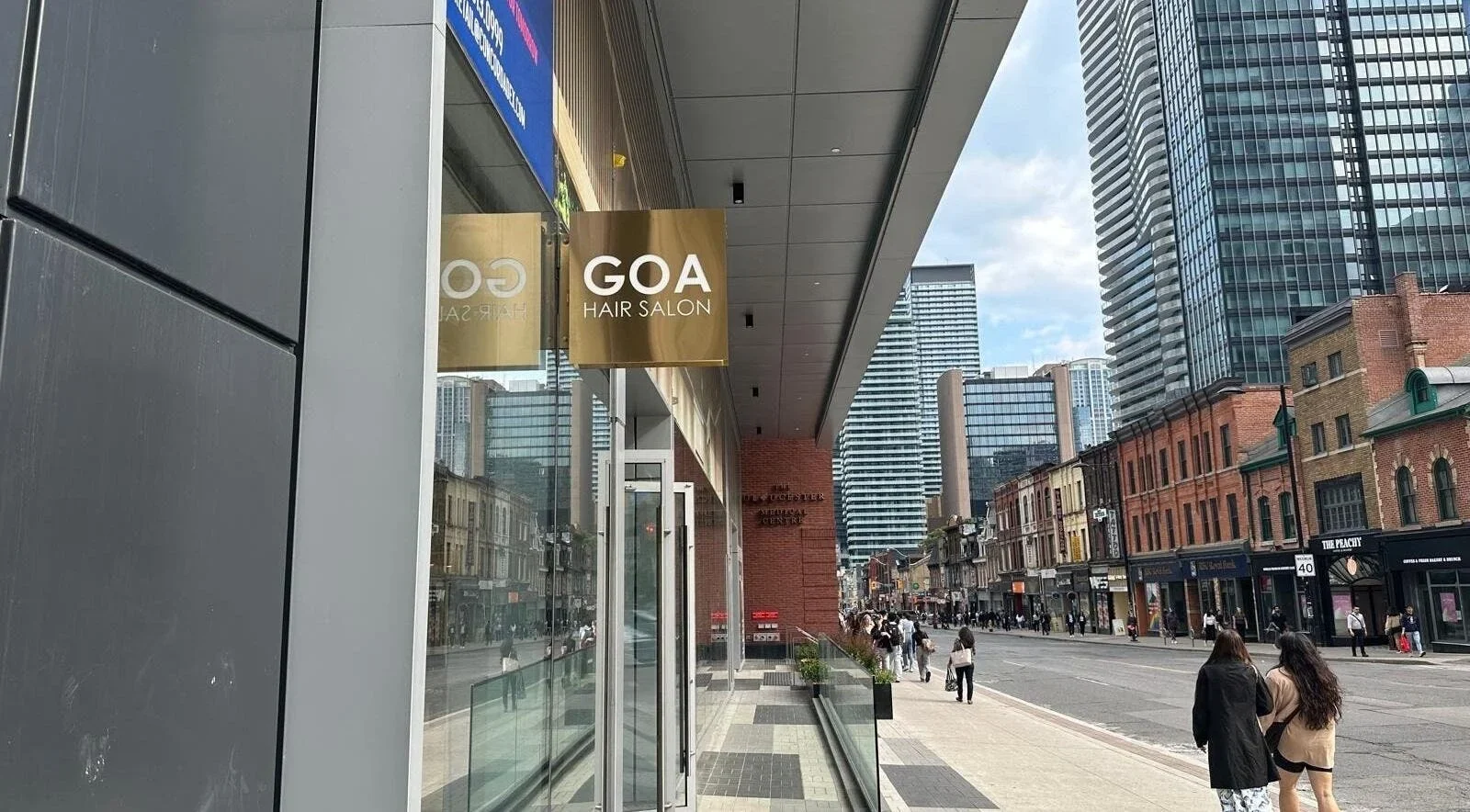 Street entrance to GOA Wellesley.