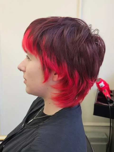 Short red and dark hair shown in H&CO’s portfolio.
