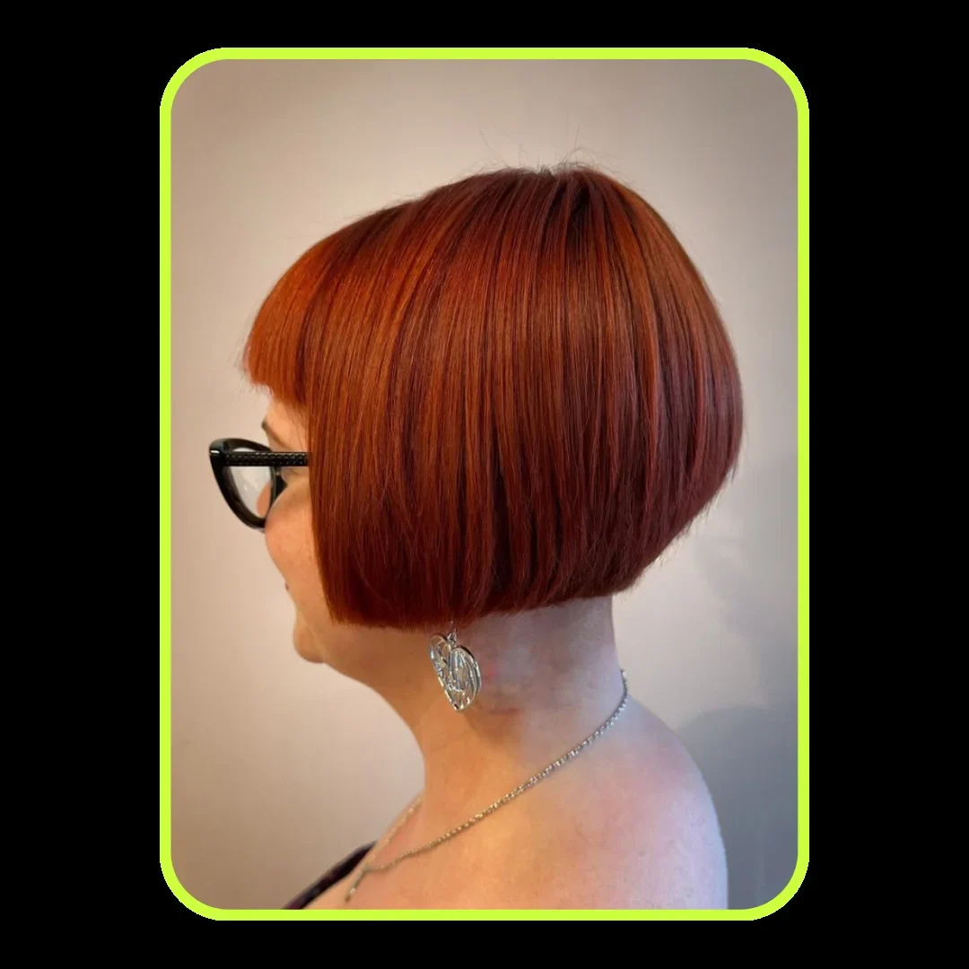 Copper-red bob from Dolly’s Parlour portfolio.