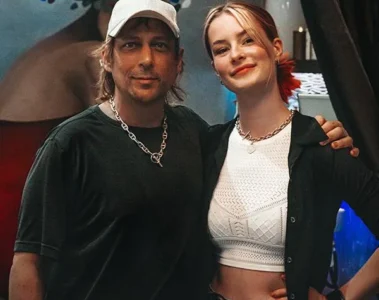 The two co-owners of Joseph Head Hair Colour in the salon.