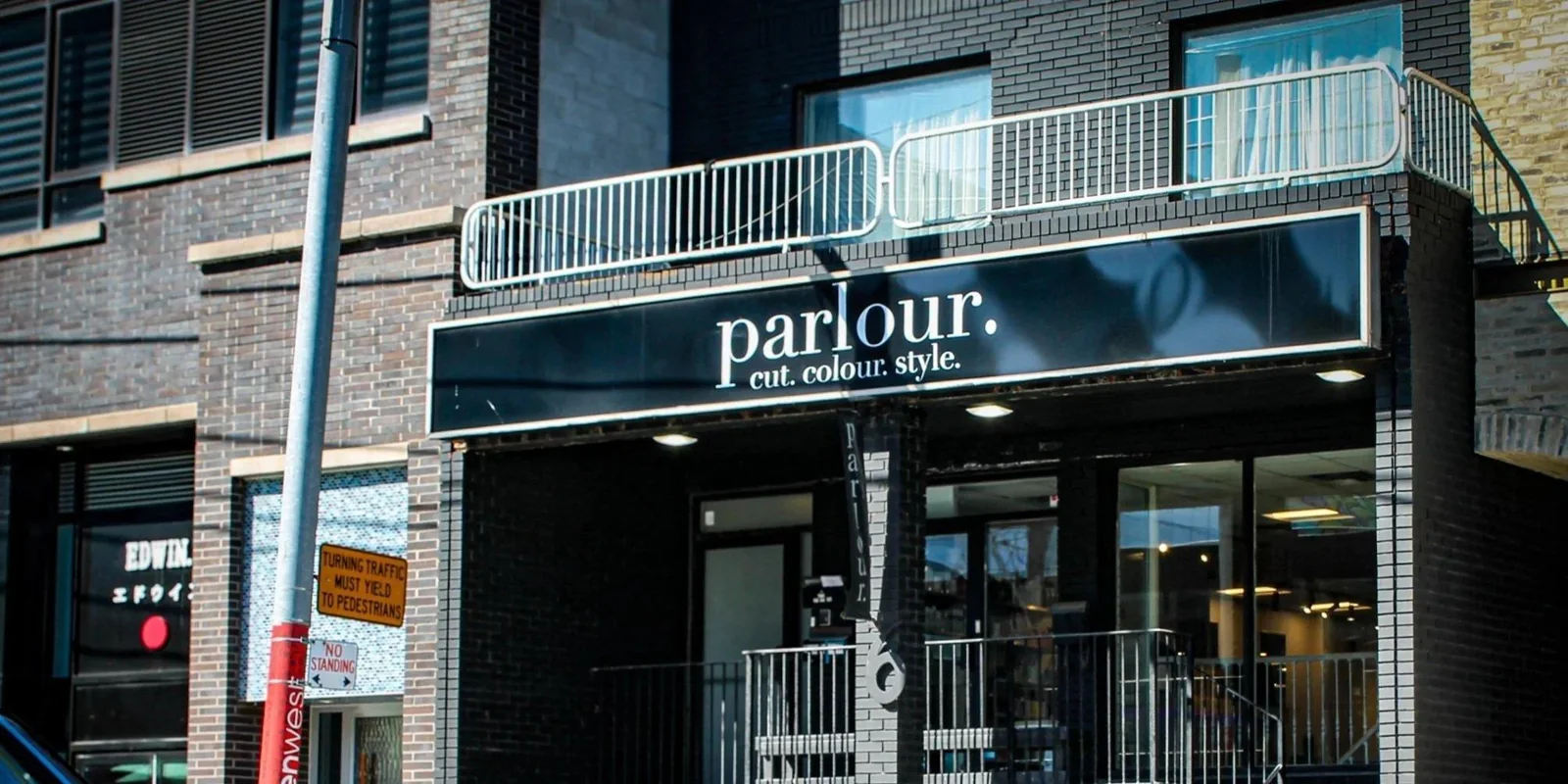 Black Parlour Salon storefront at 6 Ossington Avenue.