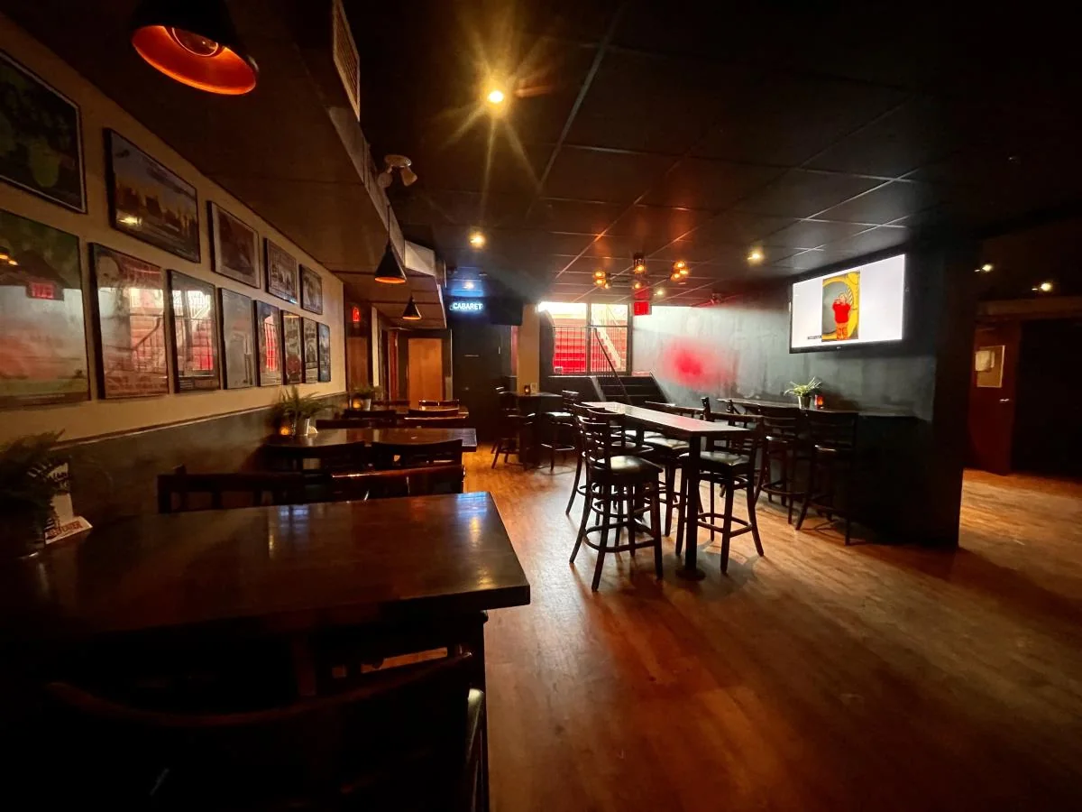 The bar area at Comedy Bar Bloor