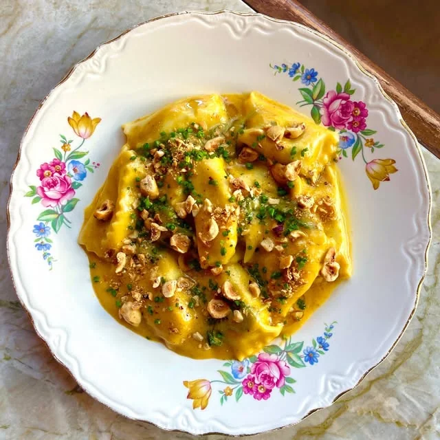 A pasta dish at The Wood Owl
