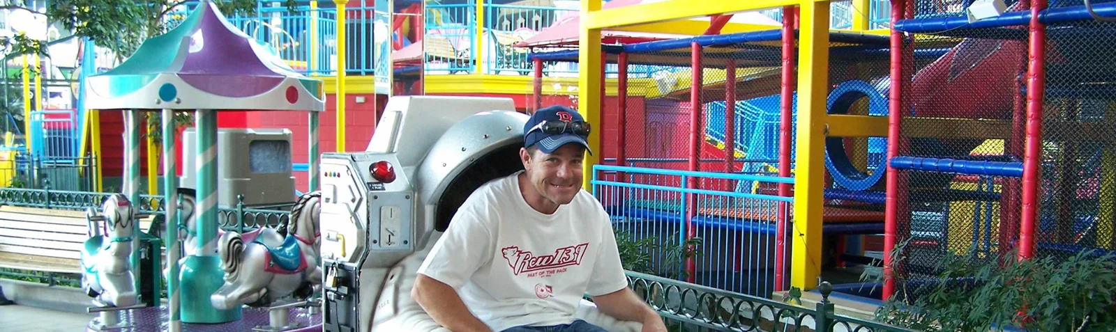 Indoor attractions at Fantasy Fair in Woodbine Mall