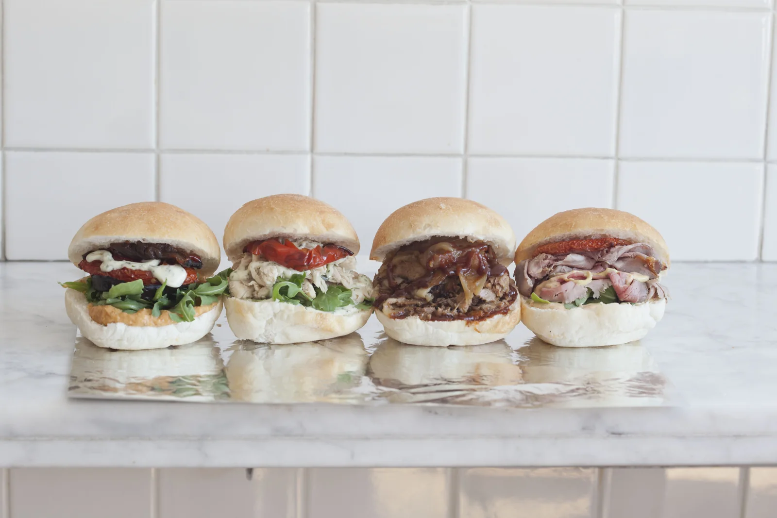 A sandwich in a Black Camel photograph