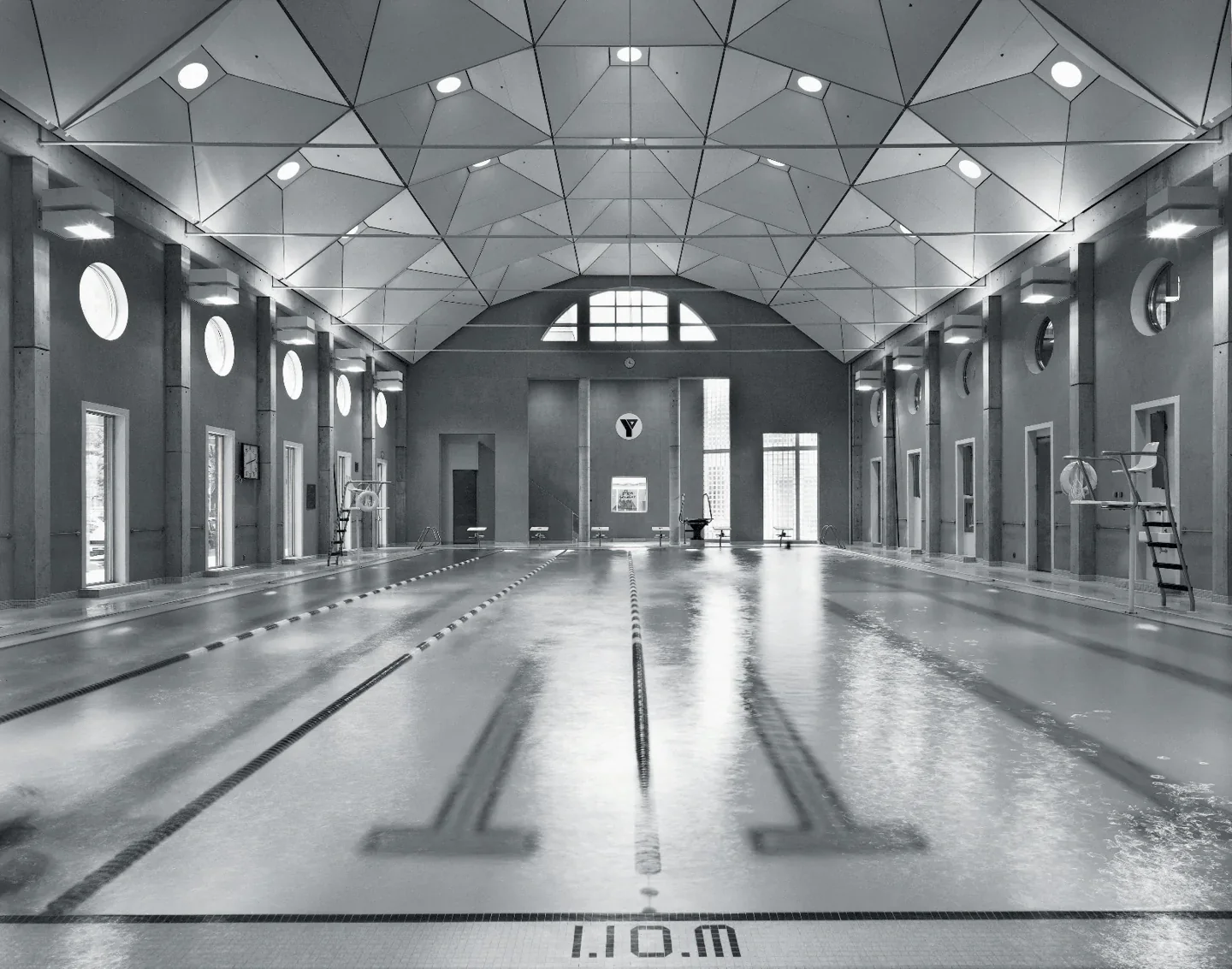 Archive photograph of the indoor pool at Central YMCA