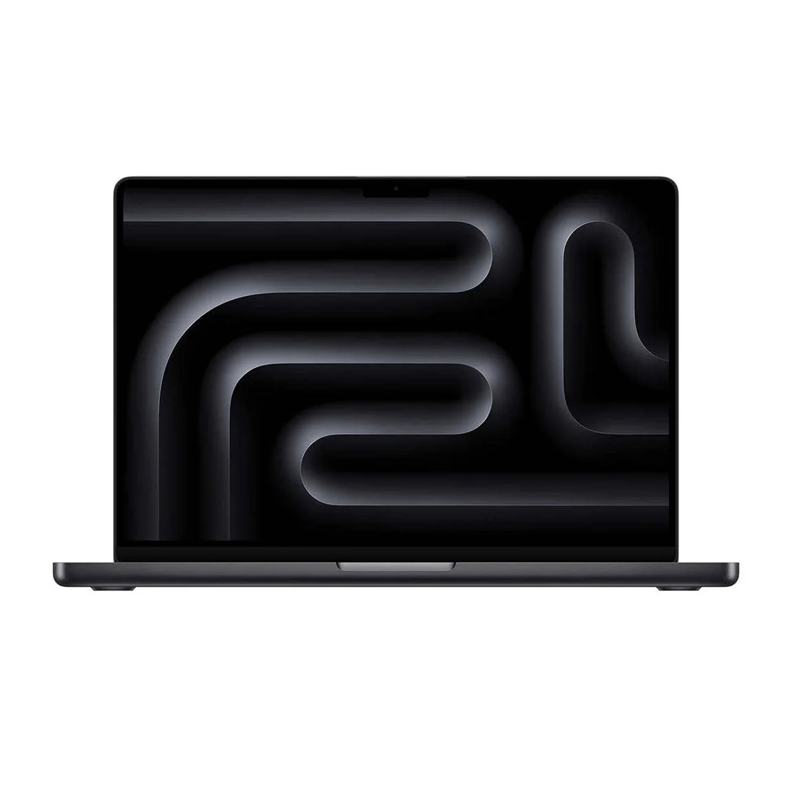 An open MacBook Pro shown in an OpenBox product photograph