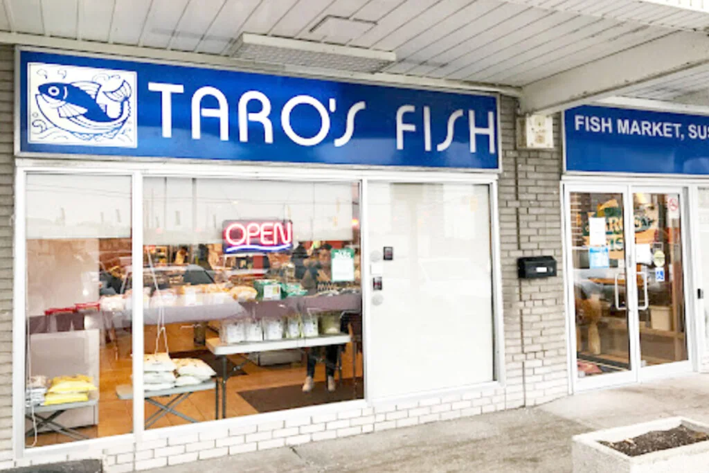 The Taro’s Fish storefront