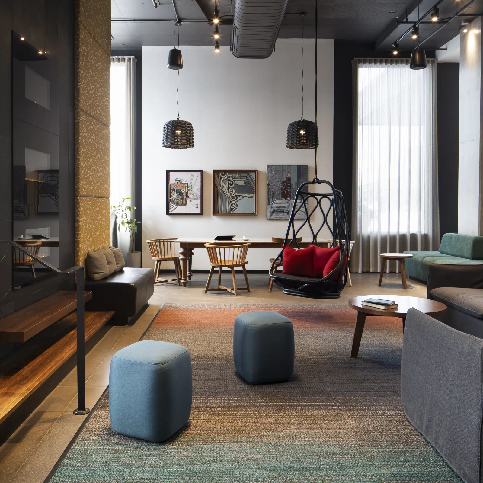 Alt Hotel Toronto Airport lobby
