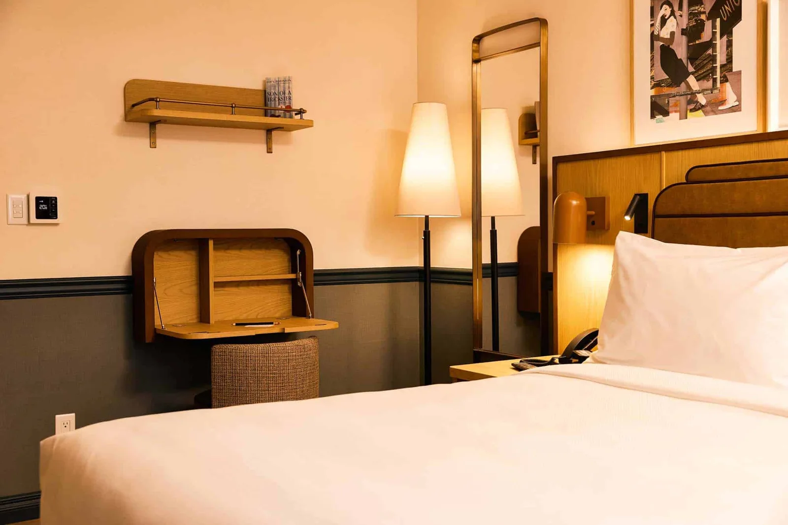 Another view of the Swanky Queen room at Union Hotel