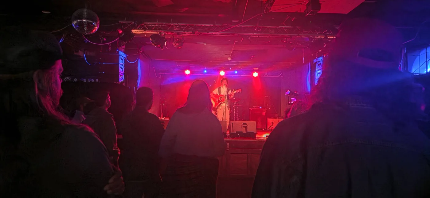 A performance at The Garrison, photographed in September 2026