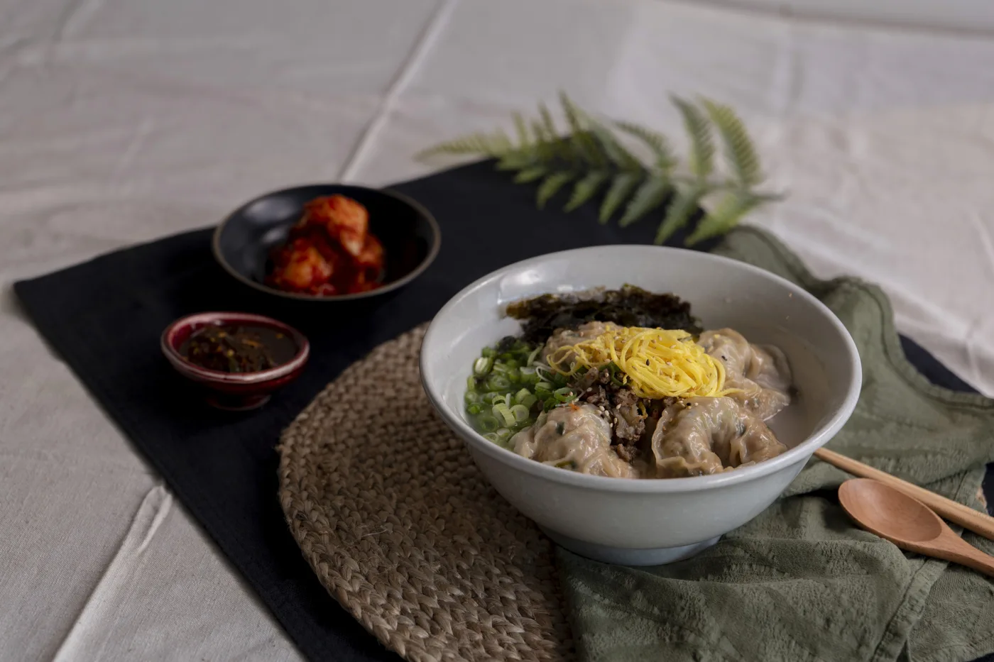 A noodle bowl in Myeongdong Gyoza Kalguksu’s official photography