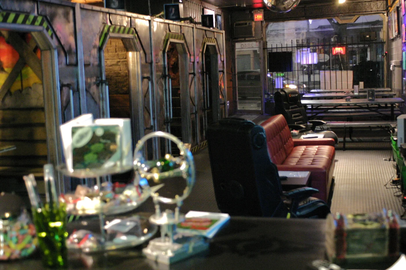 The gaming-bar interior shown by See-Scape