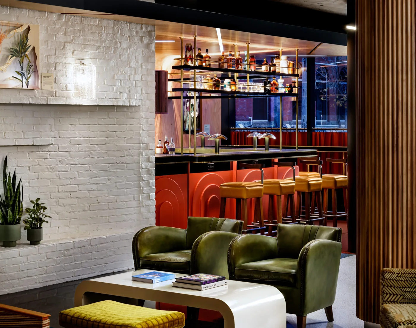 The lobby at the Drake Hotel