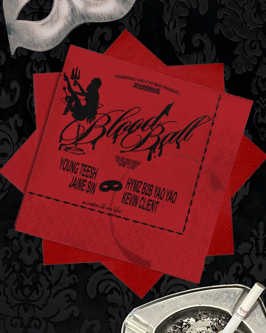 Osler Records Halloween event announcement