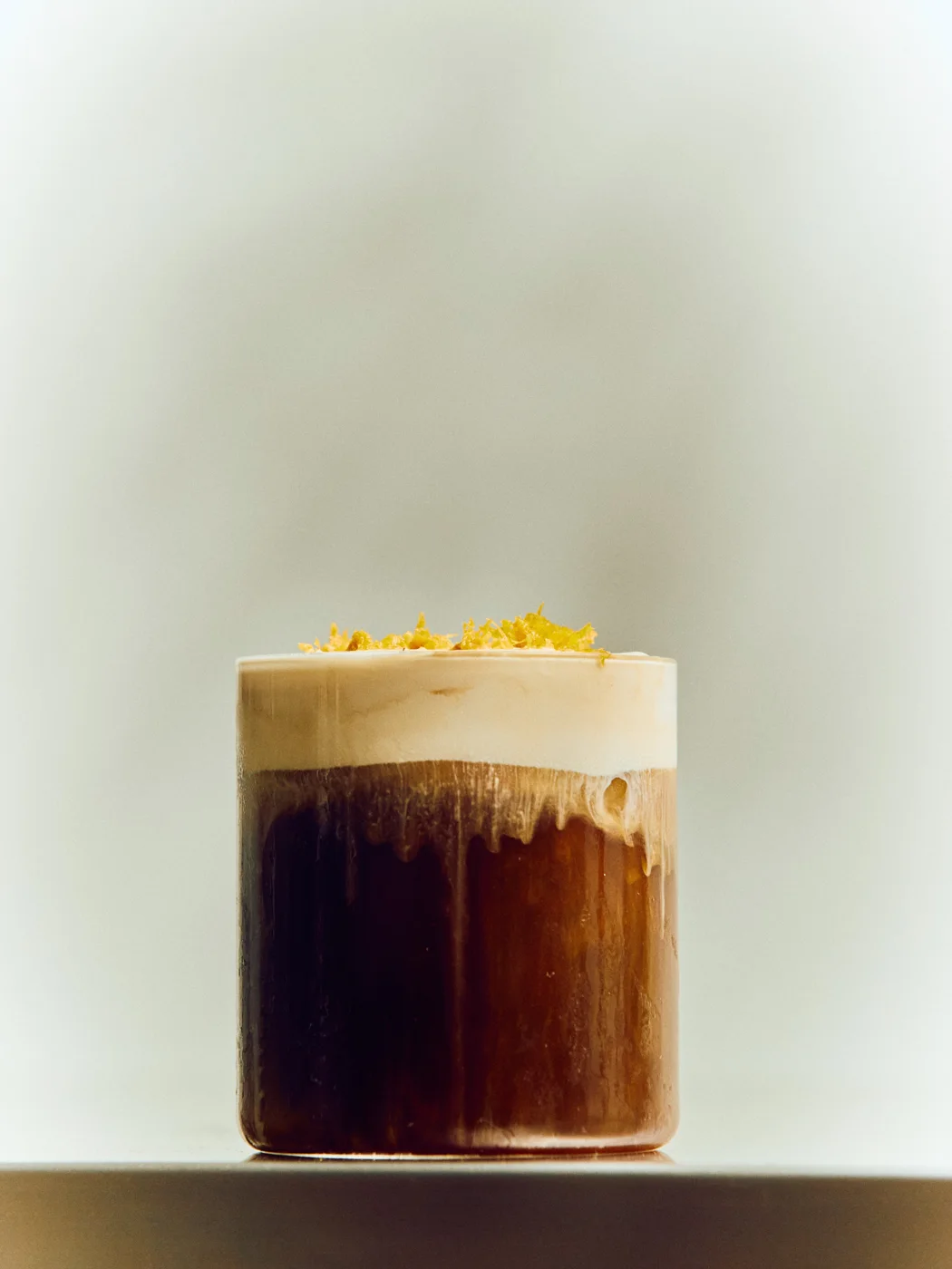 An iced coffee drink in Nile Coffee Club’s official post