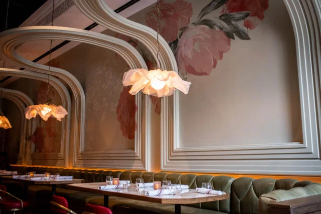 La Plume’s dining room, separate from Bonne Nuit