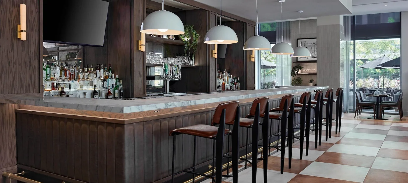 The bar at SOCO Kitchen + Bar